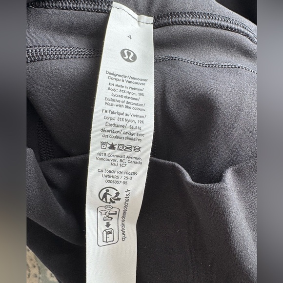 NWT Lululemon Groove HR Nulu Flared Pant Short 30” inseam Sz 4 - Picture 7 of 8